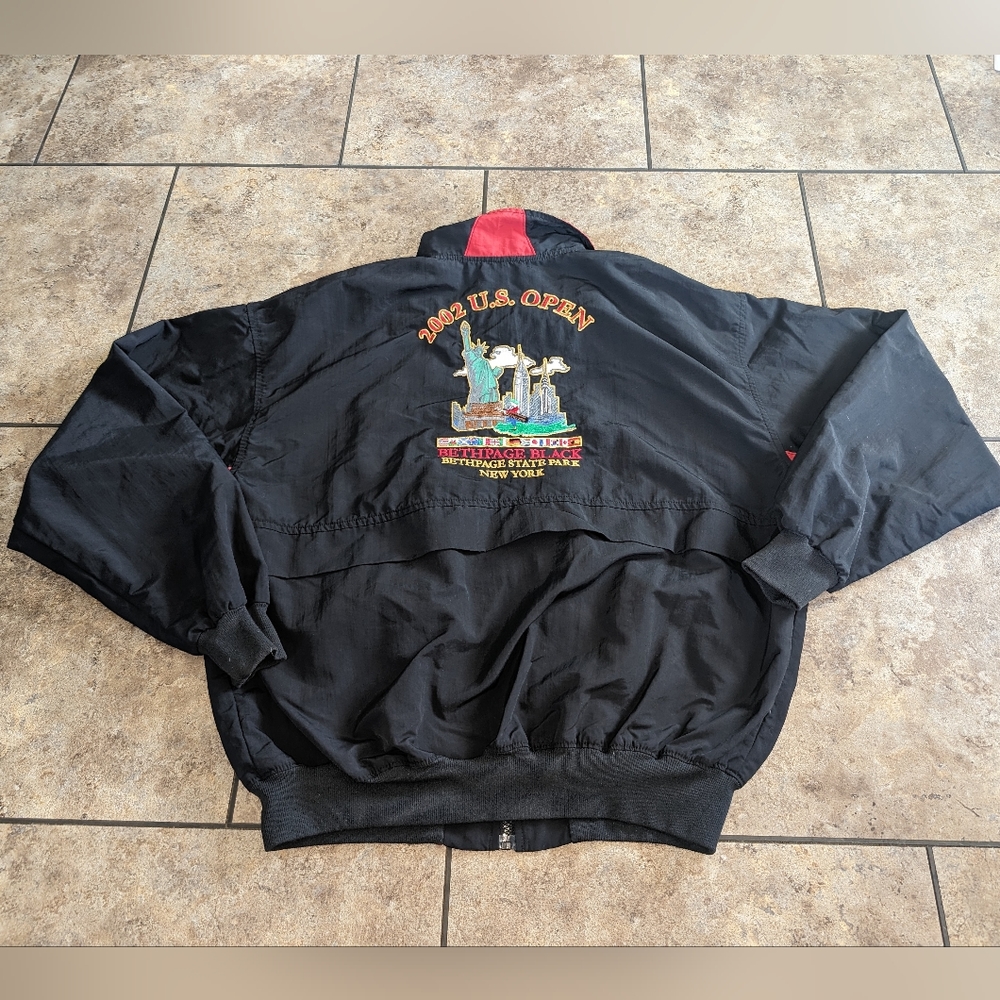 U.S. Open 2002 Vintage Jacket Men's Large Bethpage State Park Rare !!!!